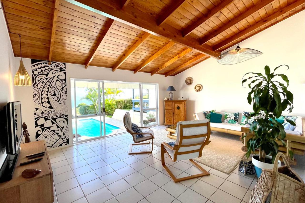 Villa Tiare Amazing View - Private Pool - 4 Bedrooms- Up To 7 Pers Punaauia  Ngoại thất bức ảnh